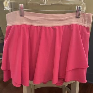 Lululemon Athletica Vibrant Pink Tennis Skirt
